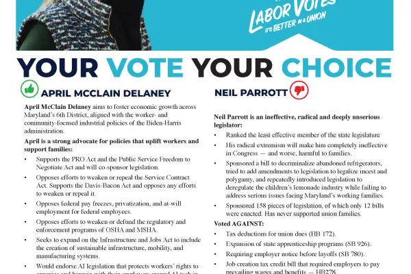 April McClain Delaney Our Choice for the 6th District